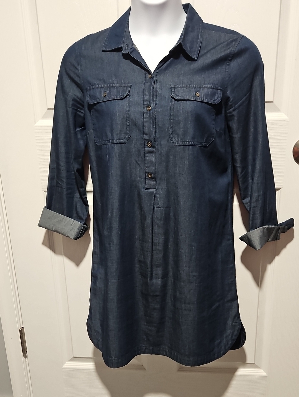 Old Navy Dark Blue Denim Dress